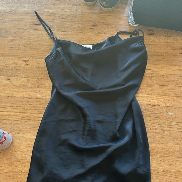 Aritzia Wilfred Satin Mini Dress - Picture 1 of 3